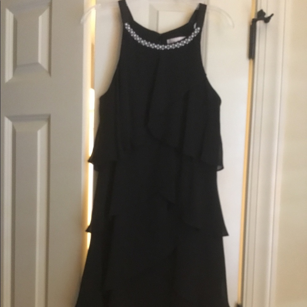 Black sleeveless, cocktail dress